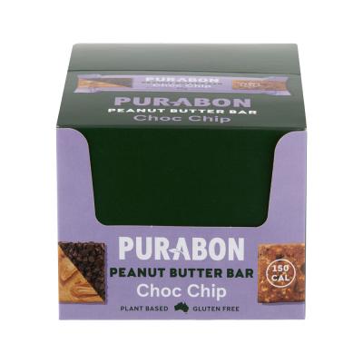 Purabon Peanut Butter Bar Choc Chip 35g x 30 Display